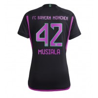 Bayern Munich Jamal Musiala #42 Vieraspaita Naiset 2023-24 Lyhythihainen